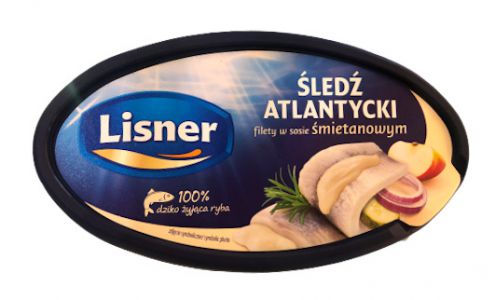 Filety śledziowe w sosie śmietanowym Lisner 