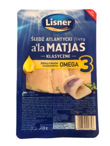 Lisner Filety śledziowe a'la Matjas klasyczne 220 g