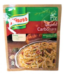 Knorr Fix spaghetti carbonara