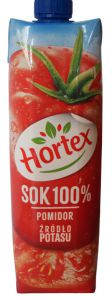 Hortex Sok 100% pomidor 1 l