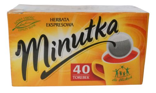 Herbata czarna Minutka 40 torebek