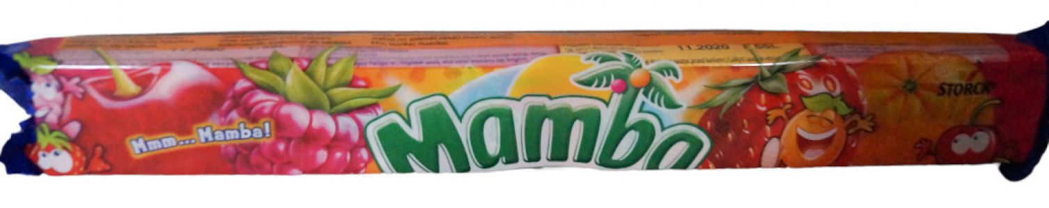 MAMBA Gumy rozpuszczalne o smaku owocowym (4x26,5g)