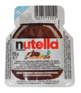 Nutella Ferrero krem do smarowania z orzechami laskowymi i kakao 15 g