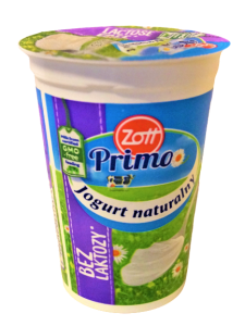 Zott Primo Jogurt naturalny bez laktozy 180g