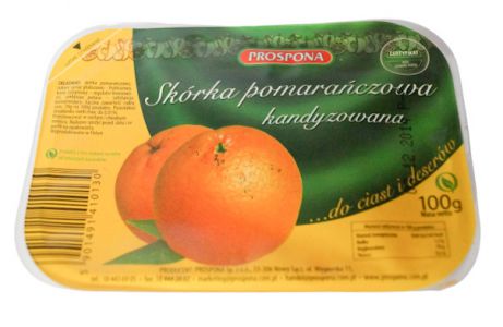 Skórka pomarańczowa kandyzowana Prospona 