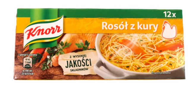 Knorr Bulion Rosół z kury 120 g (12 x 10 g)