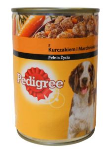 PEDIGREE Adult 400 g Mokra karma dla psów z kurczakiem i marchewką w galaretce