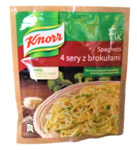 Knorr Fix 4 sery z brokułami