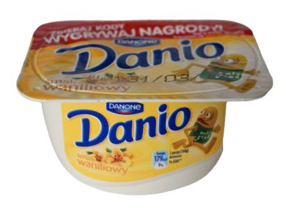 Danio serek o smaku waniliowym Danone 140 g