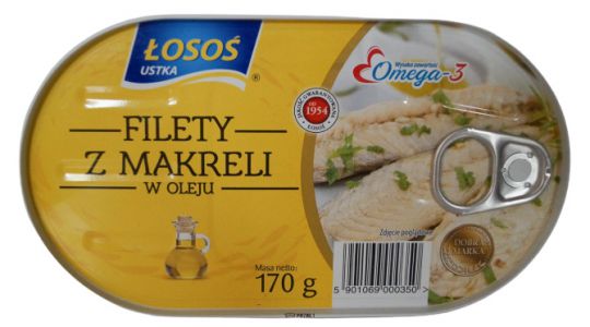 Łosoś filety z makreli w oleju 170 g