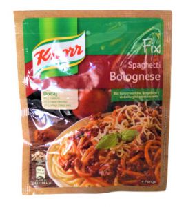 Knorr Fix spaghetti bolognese